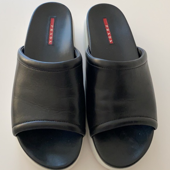 Prada leather slides - Picture 3 of 3